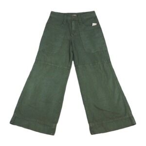 BDG Urban  Outfitter High Waist Wide Leg Hipsters Jeans  Women's Sz 8 Sage Green